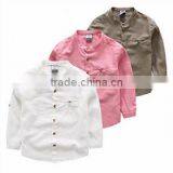 China Factory Sales Directly Simple Boy Blouse Cotton t Shirt for Children thumbnail-1