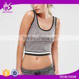 Guangzhou Shandao OEM Wholesale Casual Summer 95% Cotton 5% Spandex Women Quick Dry Slim Fit With Built In Bra Tank Tops thumbnail-1