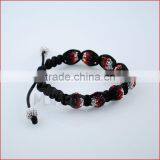 Czech Rhinestone Shamballa Bracelet thumbnail-1