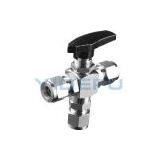 Ss316 High-pressure 3-way Ferrule Type Ball Valve thumbnail-1