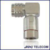 N Male Right Angle Connector (Plug) For 1/2 In Superflex Coaxial Cable