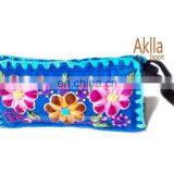 Cosmetic Bag Embroidered Handmade Cosmetic Case Sheep Wool thumbnail-1