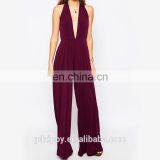 Glamorous Halter Neck Slinky Jumpsuit For Women 2015 thumbnail-3