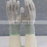 Quality Carbon Fiber Fingertip pu Coating Glove With Low Price thumbnail-2