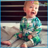 Whosale newborn baby sports colourful footie romper before opning jumpsuit