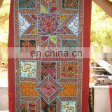Designer Wholesale Old Silk Cotton Patchwork Wall Hangings Tapestry Runner thumbnail-6