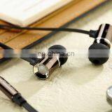 2017 Gray Flat Super Heavy Bass Cable Metal Earbuds With Mic for Iphone Samsung thumbnail-4