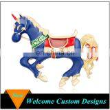 Hot Sales Colorful Animal Brooch Running Horse Unicorn Brooch For Promotion Gifts
