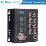 InMax M508A EN50155 Power Port: M23 Port X-Code 1000M M12 8 Port Gigabit Railway Industrial Ethernet Switch thumbnail-3