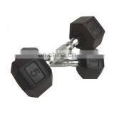 Real Wholesale Buy Hex Rubber Dumbbell Plates for Adult thumbnail-4