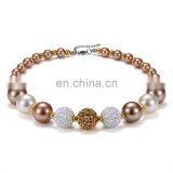 Kids Gold Boutique Necklace Baby Girl Chunky Bubble Beads Necklace thumbnail-2