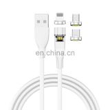 New 540 Degree Rotating USB cable for Apple Android fast charging charger cable 540 degree convenient and cheap cable