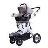2020 Wholesale Cheap New Arrival Travel System Luxury Baby Stroller 3 in 1 With Carrycot and Carseat thumbnail-6
