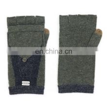 Wool Cashmere Fingerless Thermal Gloves