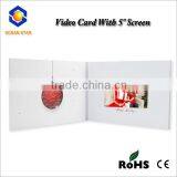 Hardcover Video Business Card With OEM Tft Screen Lcd Video Brochure thumbnail-2