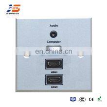 JS-WP126 Power+VGA+Audio Wall Mounted Multimedia Power Data Faceplate thumbnail-2