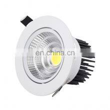 Led Recessed Down Light Work With PWM Dimmer AC/DC24V Ceiling Newest Led Cob Downlight 7w 10w Dimmable