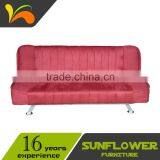 Metal Frame Comfortable Easy Remove Cover Fabric Sofa Bed thumbnail-1