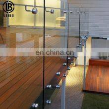 Hot Sale Best Quality Tempered Glass With Stainless Steel Accessories Deck Railing
