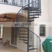Dimensions Carbon Stainless Steel Structure Modern Design Metal Cast Iron Spiral Staircase thumbnail-4