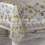 Printed Peva Elegant Wedding Tablecloth With Flannel Backing thumbnail-3