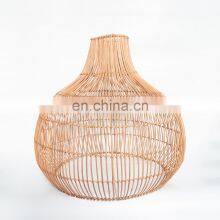 Rattan Lamp Shade Hanging Pendant Light, Boho Chandelier Light, Woven Lamp Light Shade Vietnam Cheap Wholesale thumbnail-2