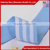 Wholesale Zhejiang Factory Soft Striped Nylon Elastic Ribbon