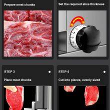 Electric Stainless Steel Meat Cutter New 220V Kitchen Solution for Busy Restaurants Durable With Electric Motor thumbnail-5