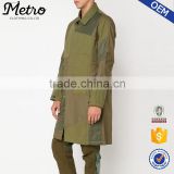 OEM promotional winter patchwork midi new coat designs for men                        
                                                Quality Choice