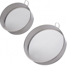 Набор для просеивания муки из нержавеющей стали, кухонный сито для тонкого просеивания муки для тортов с 80 меш, сито для выпечки тортов и хлеба