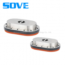 Robotic Arms Oval Integrated Sponge Vacuum Suction Cup Pneumatic Powerful Suction Cup Industrial Sheet Metal Processing Logistics Palletizing thumbnail-5