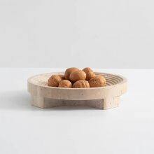 Fruit Snack Candy Servging Bowl Home Decoration Modern Centerpiece Marble Travertine Bowl thumbnail-5