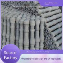 Concrete Balcony Vase-shaped Column Railing, Precast Cement Roman Column Handrail, Vase-shaped Column Fence for Villas and Self-built Houses thumbnail-3