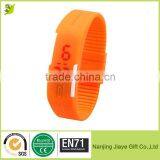 Silicone Rubber Girl Led Watch for Sports thumbnail-1