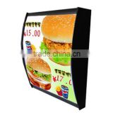 Hot sale Fast food restaurant acrylic illuminated led menu board