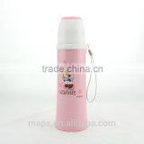 Double Wall Stainless Steel Vacuum Children Thermos Flask With Strap thumbnail-1