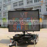 Portable Variable Message Signs for Advertising
