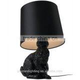 Replica Moooi Black/ White Rabbit Resin Table Lamp PLT8090 Quality Choice thumbnail-1