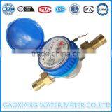 Single Jet Brass/plastic Water Meter ( 1/2" to 1")