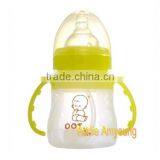BPA Free Water Bottles Drinkware Type Hot Water Bottle Customized Feeding Silicone Baby Bottles 4 oz