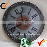 80cm Vintage Industrial Matel Wall Clock for Home Decors