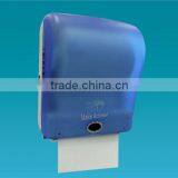 blue plastic electric automatic toilet paper holder dispenser, paper dispenser automatic