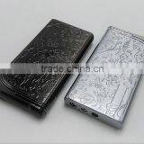 Silver Metal Lighters Laser Cigarette Case Thin Lighter thumbnail-4