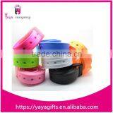 Candy Colors Ladies Silicone Rubber Belts thumbnail-1