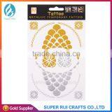 2015 Eco-friendly Gold Foil Tattoo Stickers for Body Art thumbnail-3
