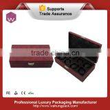 Wine Red Flower Shape Design Insert Watch Box 2016 thumbnail-1