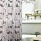 100% Polyester Green Bubbles Printed Shower Curtain for Hotel, Family, Waterproof Bath Curtain thumbnail-2