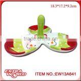 Christmas Ceramic Mealtime Tray 3 in 1
