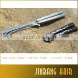 Malaysia Hot Selling Hair Styling Tool Comb Butterfly Pattern Camping Carved Double Dragon Butterfly Knife thumbnail-5