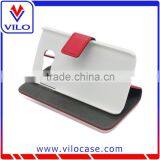 High Quality Wallet Leather Smart Flip Case for Samsung Galaxy S6 thumbnail-3